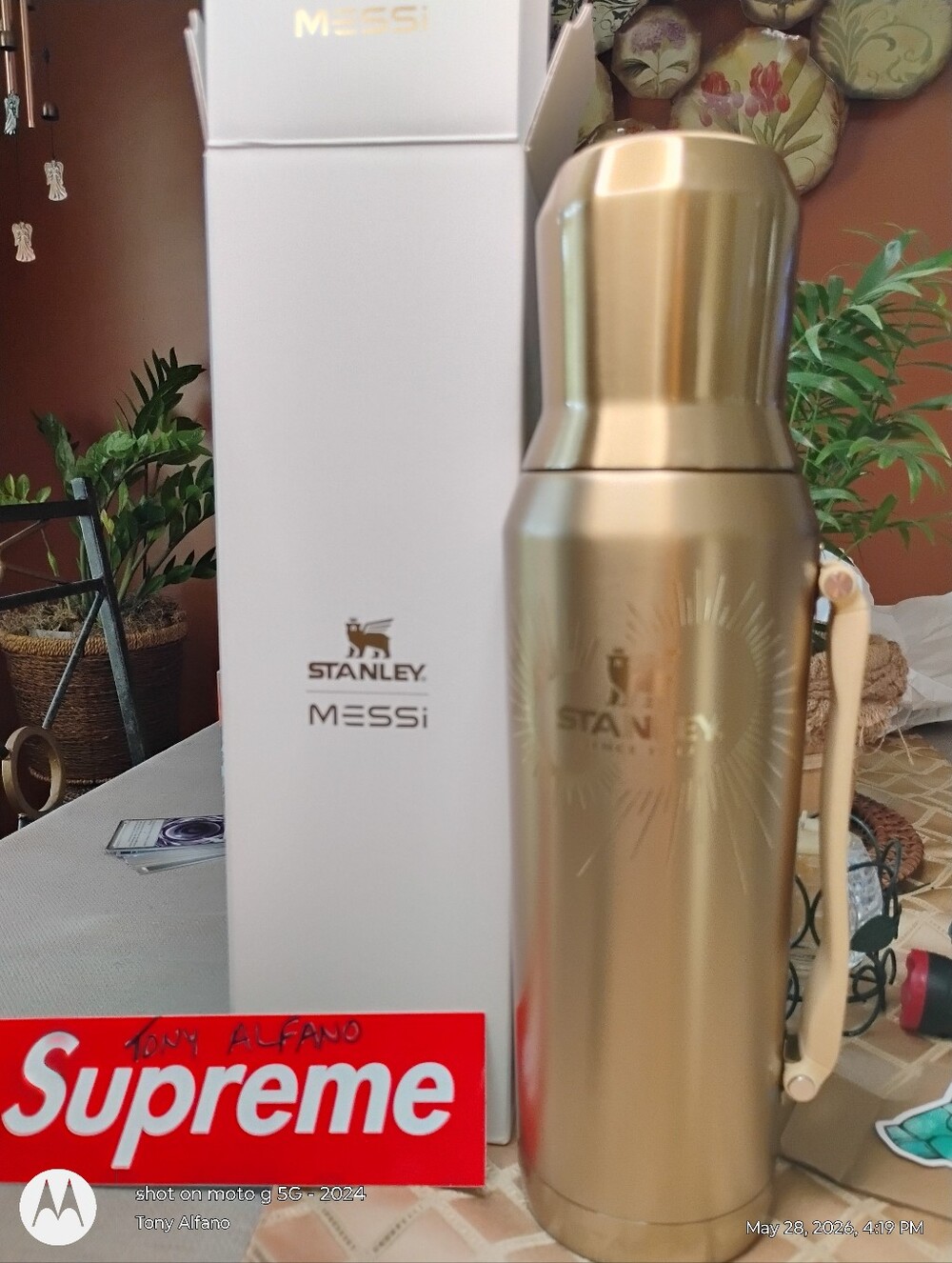 Stanley x Messi Legacy Ideal Mate Bottle 1.26qt/1.2L BNIB - In Hand Ships Fast